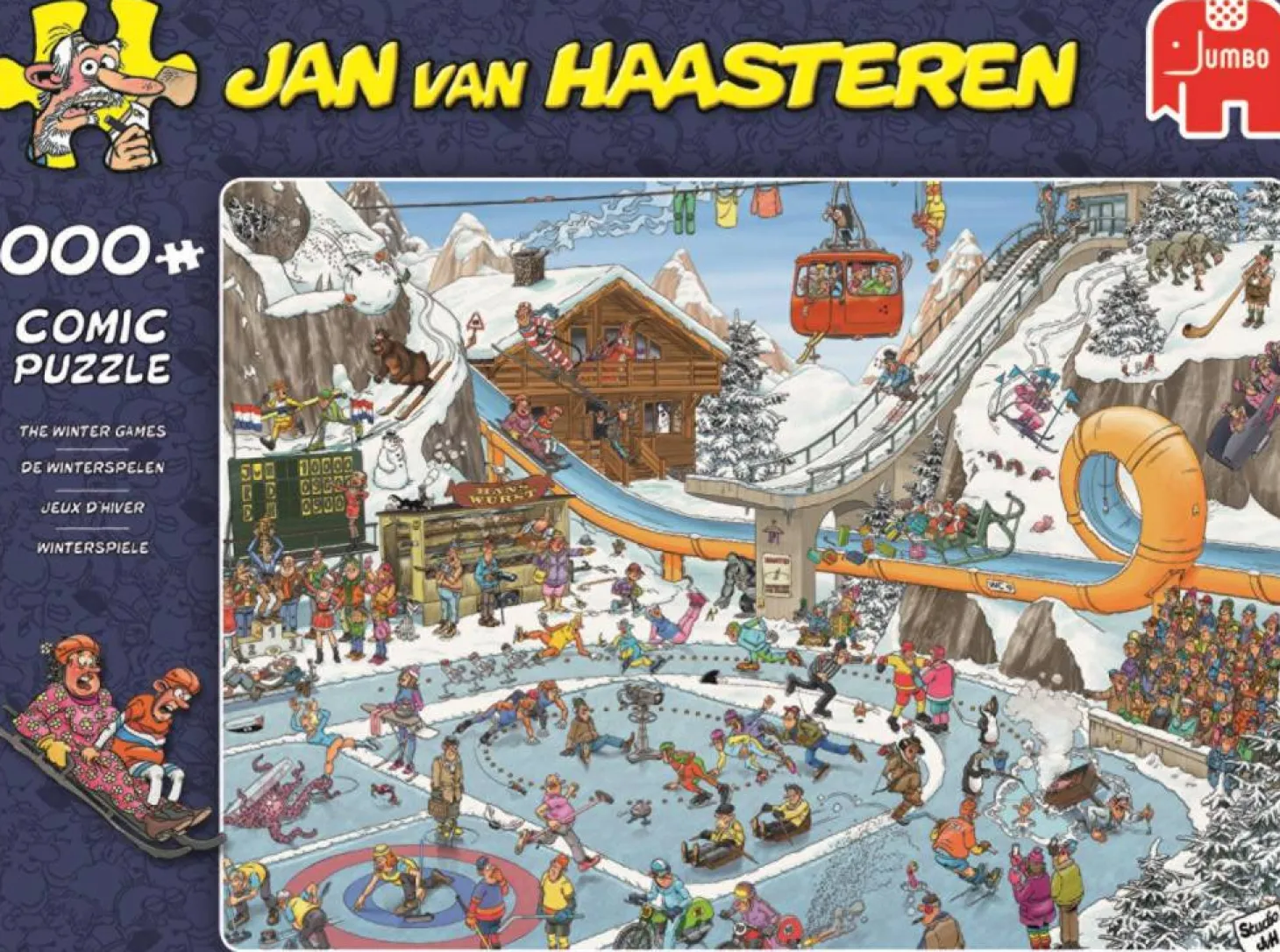 Jumbo Jeux d'Hiver - JvH - 1000 pièces