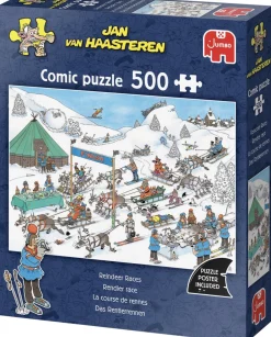 Jumbo La course des rennes - Jan van Haasteren - puzzle de 500 pièces