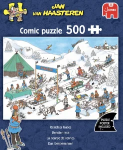 Jumbo La course des rennes - Jan van Haasteren - puzzle de 500 pièces