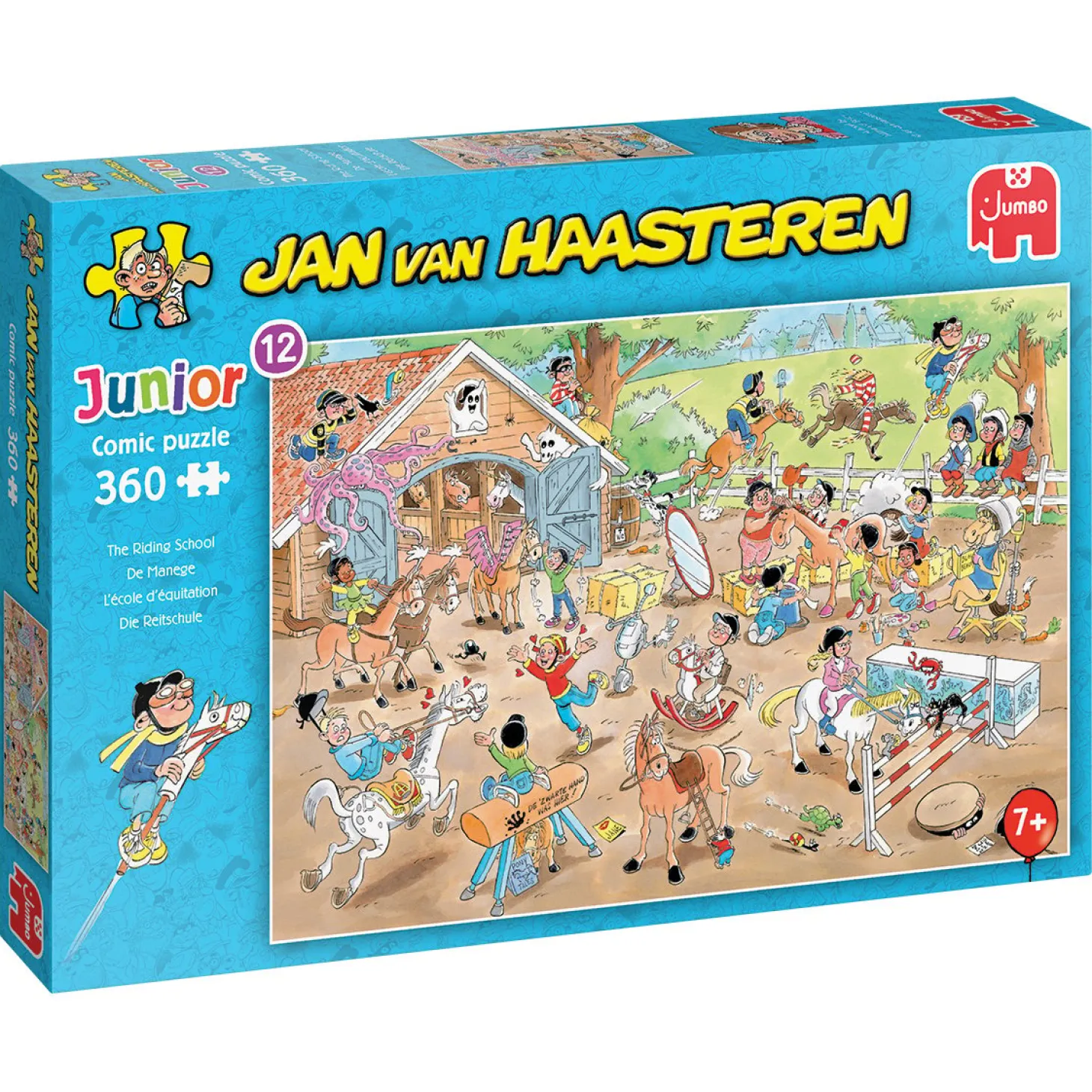 Jumbo L'école d'equitation - Jan van Haasteren - 360 pièces