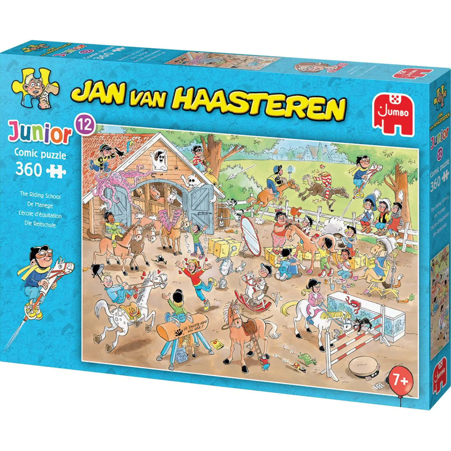 Jumbo L'école d'equitation - Jan van Haasteren - 360 pièces