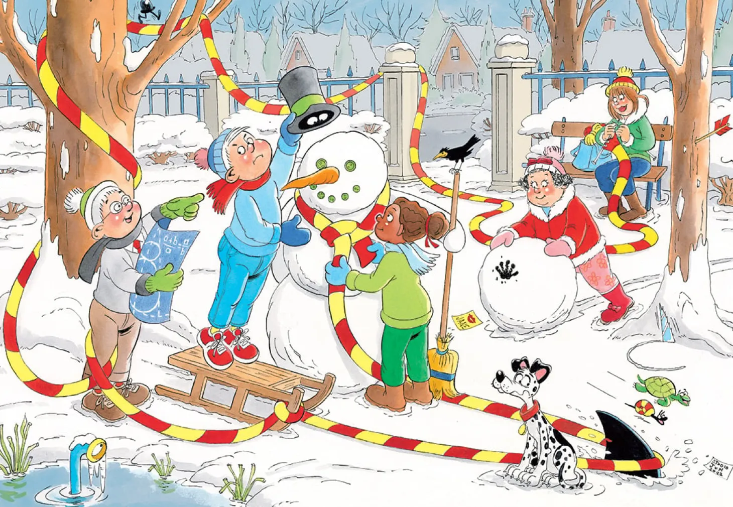 Jumbo Le bonhomme de neige - Jan van Haasteren - 150 pièces