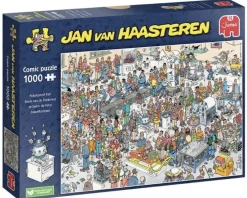 Jumbo Le salon du Futur - Jan van Haasteren - puzzle de 1000 pièces