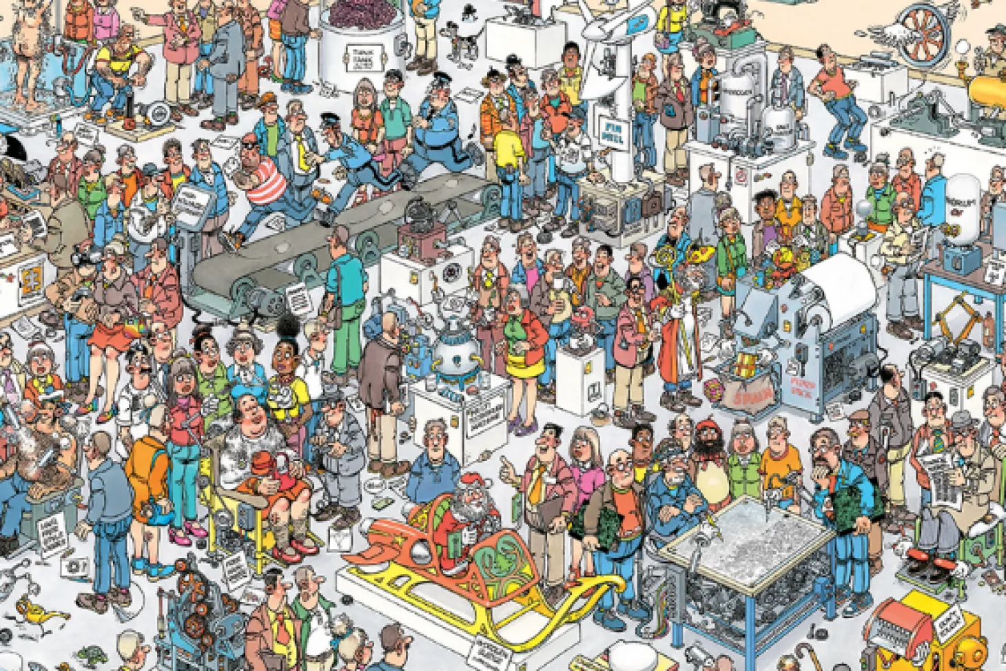 Jumbo Le salon du Futur - Jan van Haasteren - puzzle de 1000 pièces