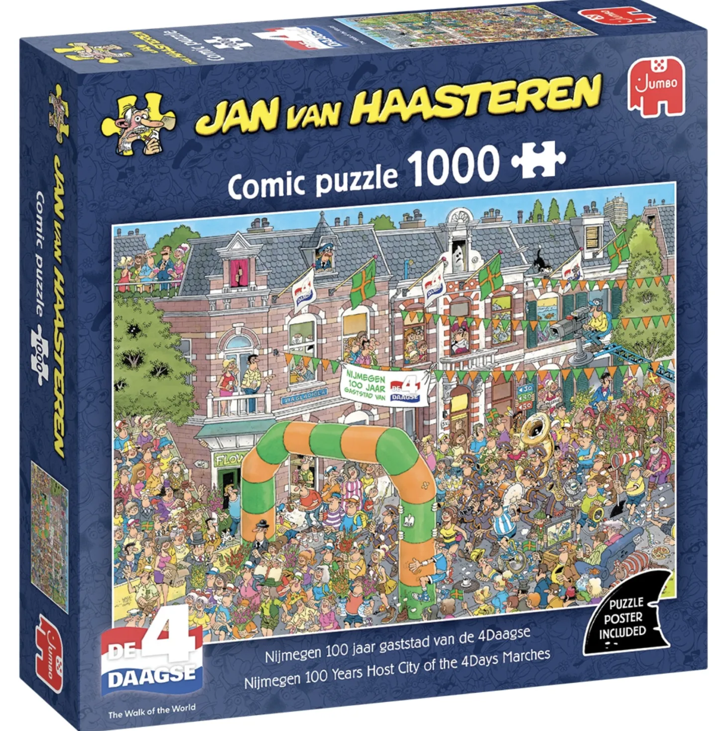 Jumbo Nijmegen 100 ans Ville 'Marches de 4 jours' - JvH - puzzle de 1000 pièces