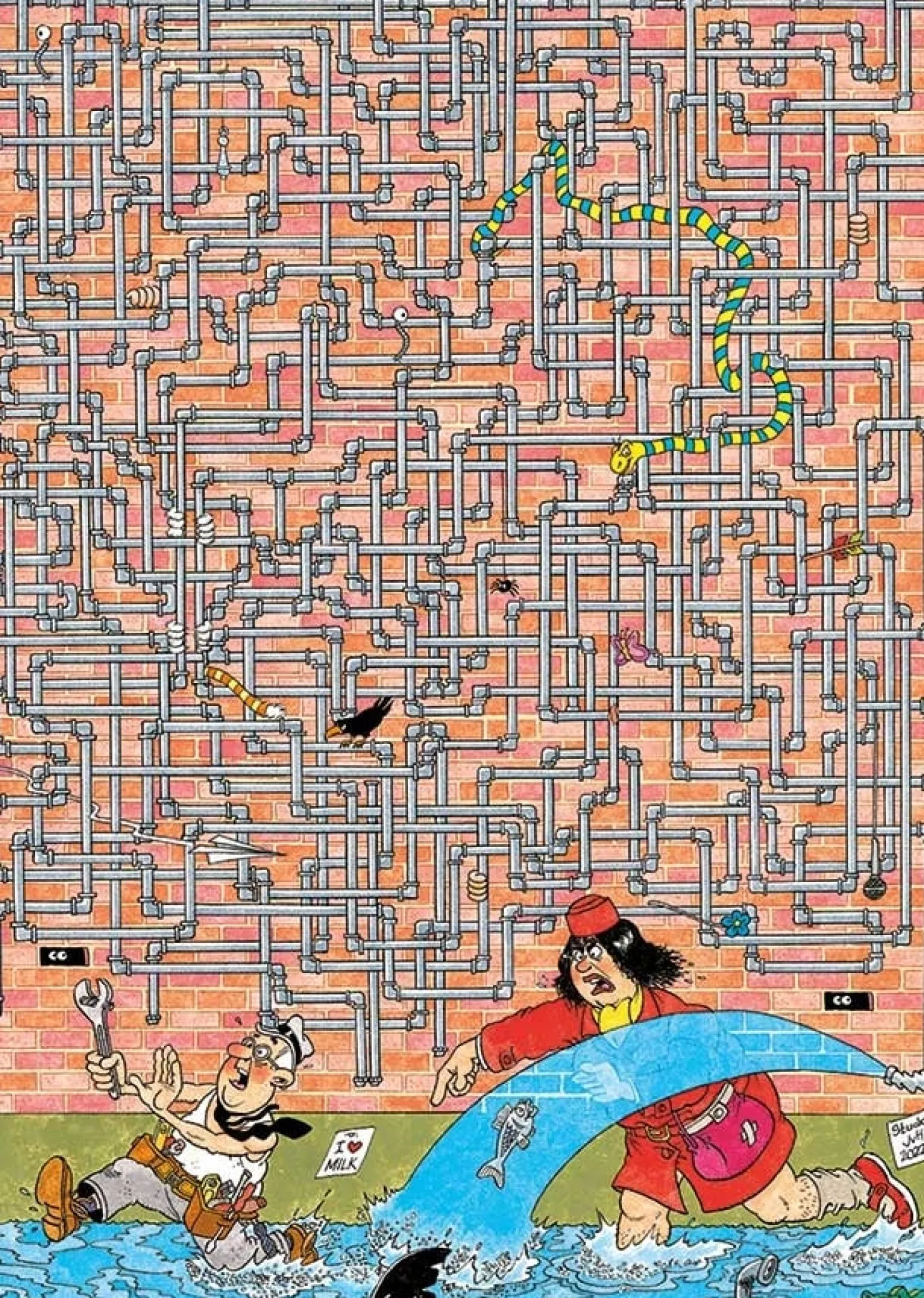Jumbo Où est la fuite? - Expert 5 - Jan van Haasteren - puzzle de 500 pièces