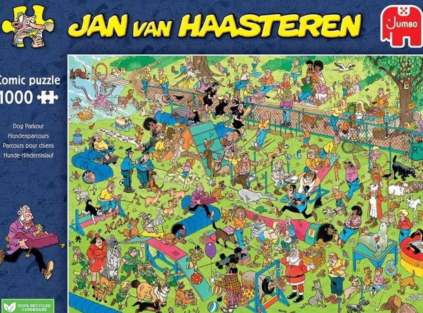 Jumbo Parcours pour chiens - Jan van Haasteren - puzzle de 1000 pièces