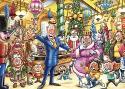 Jumbo PRE-ORDER - Wasgij Noël 21 - A Very Merry Makeover - 2 puzzles de 1000 pièces