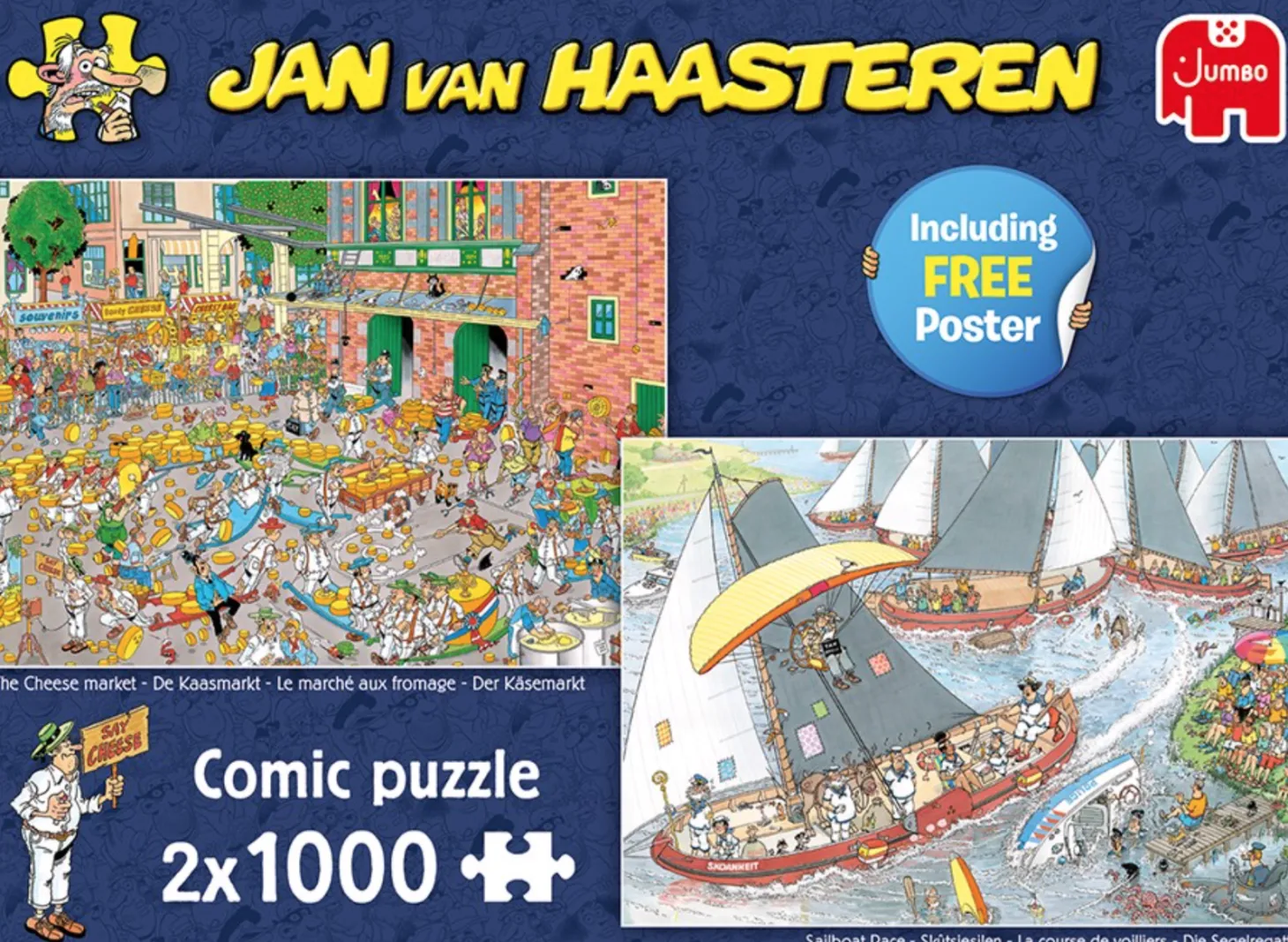 Jumbo Traditions hollandaises - JVH - 2 x 1000 pièces - puzzles