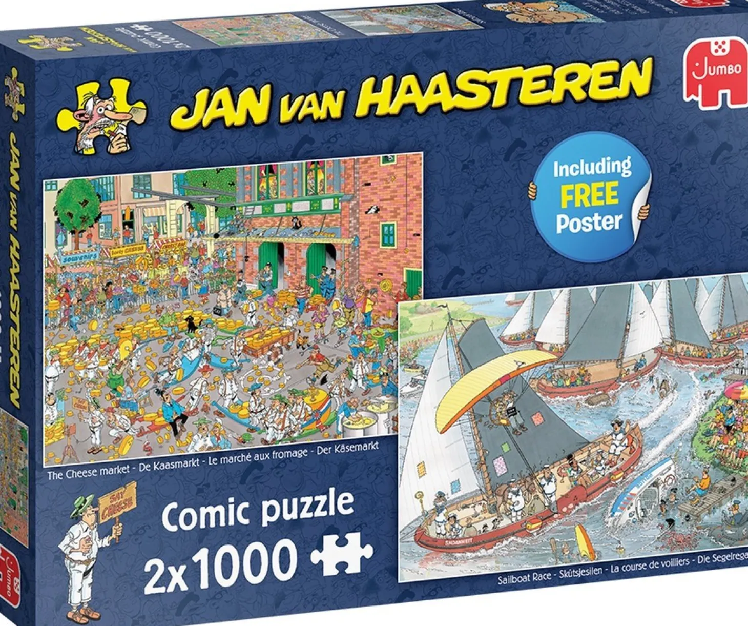 Jumbo Traditions hollandaises - JVH - 2 x 1000 pièces - puzzles