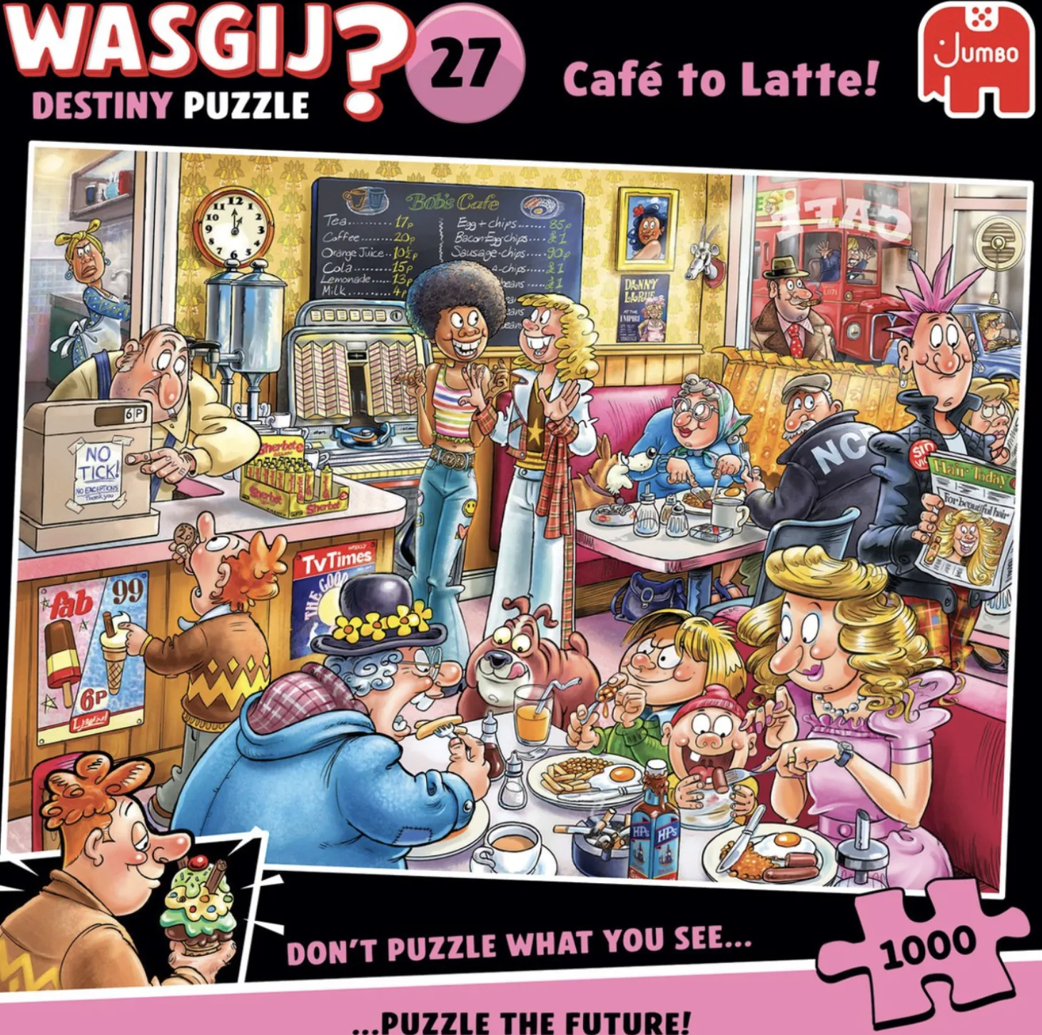 Jumbo Wasgij Destiny 27 - Café to Latte! - 1000 pièces