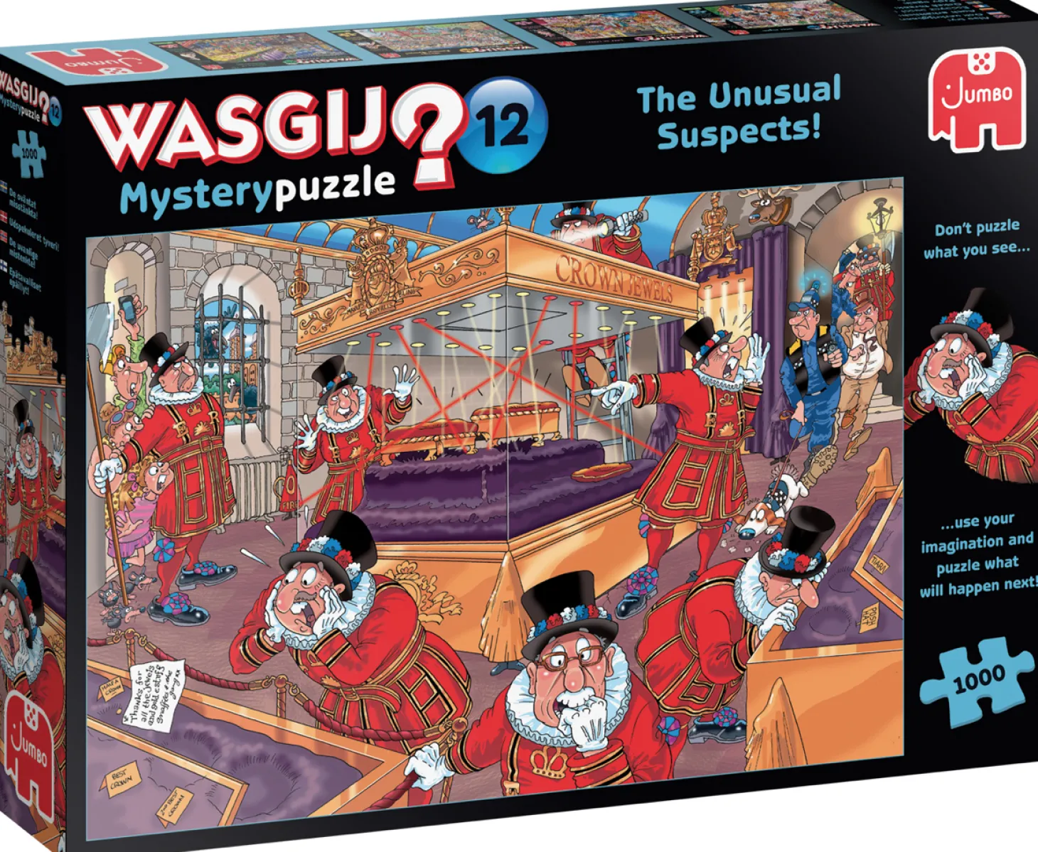 Jumbo Wasgij Mystery 12 - Des suspects inhabituels! - 1000 pièces