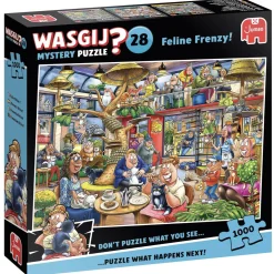 Jumbo Wasgij Mystery 28 - Feline Frenzy! - 1000 pièces