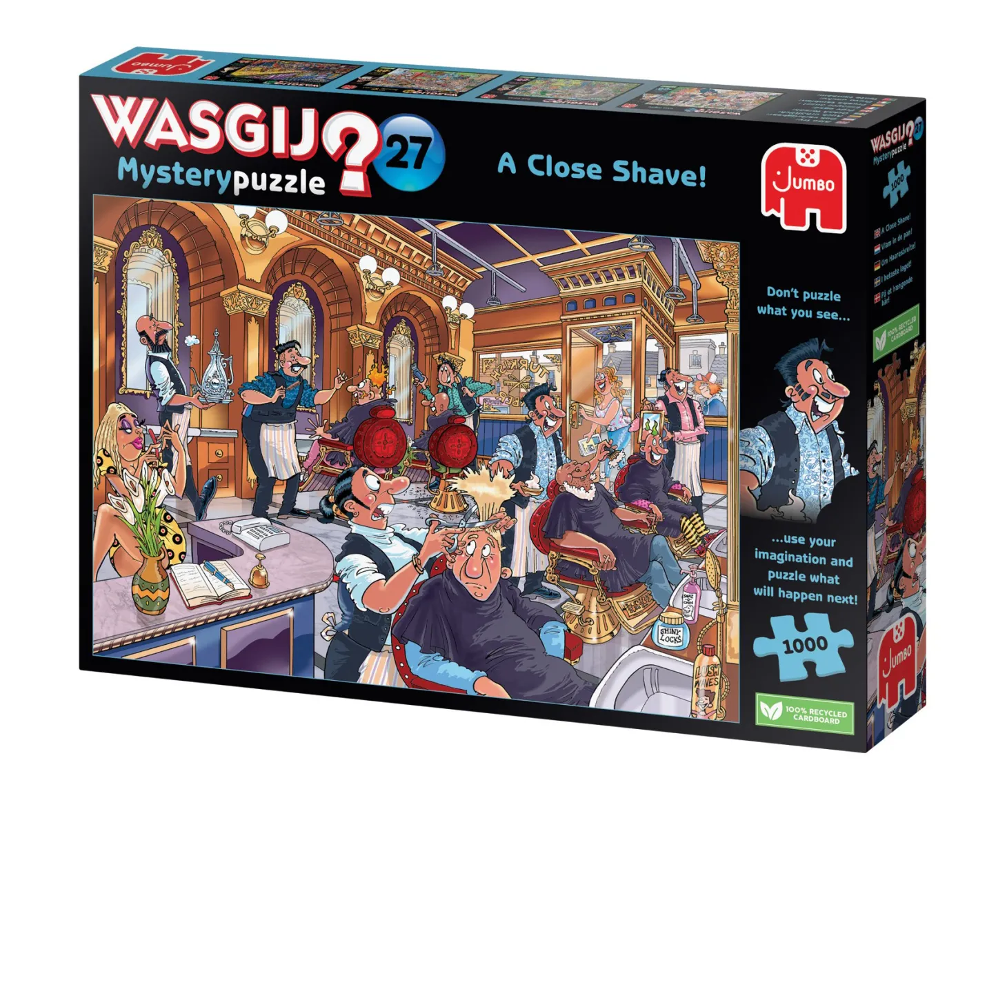 Jumbo Wasgij Mystery 27 - Un rasage de près ! - 1000 pièces