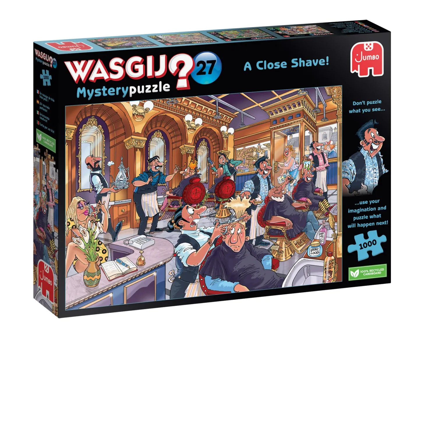 Jumbo Wasgij Mystery 27 - Un rasage de près ! - 1000 pièces