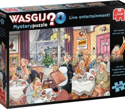 Jumbo Wasgij Mystery 4 - Live Entertainment - puzzle de 1000 pièces