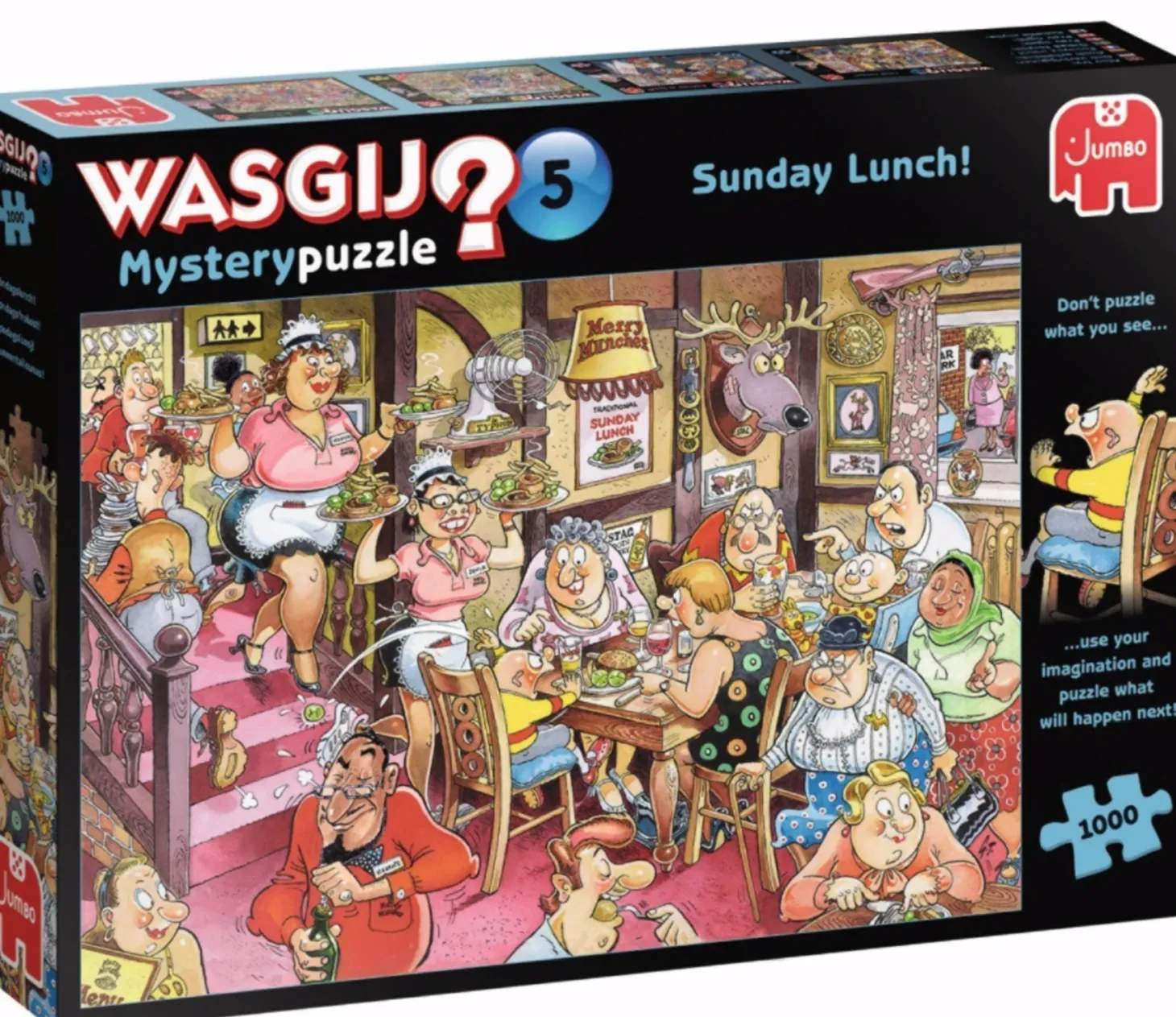 Jumbo Wasgij Mystery 5 - Sunday Lunch - puzzle de 1000 pièces