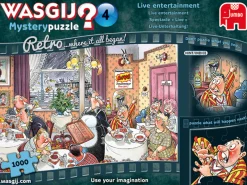 Jumbo Wasgij Mystery 4 Retro - Spectacle 'Live' - 1000 pièces