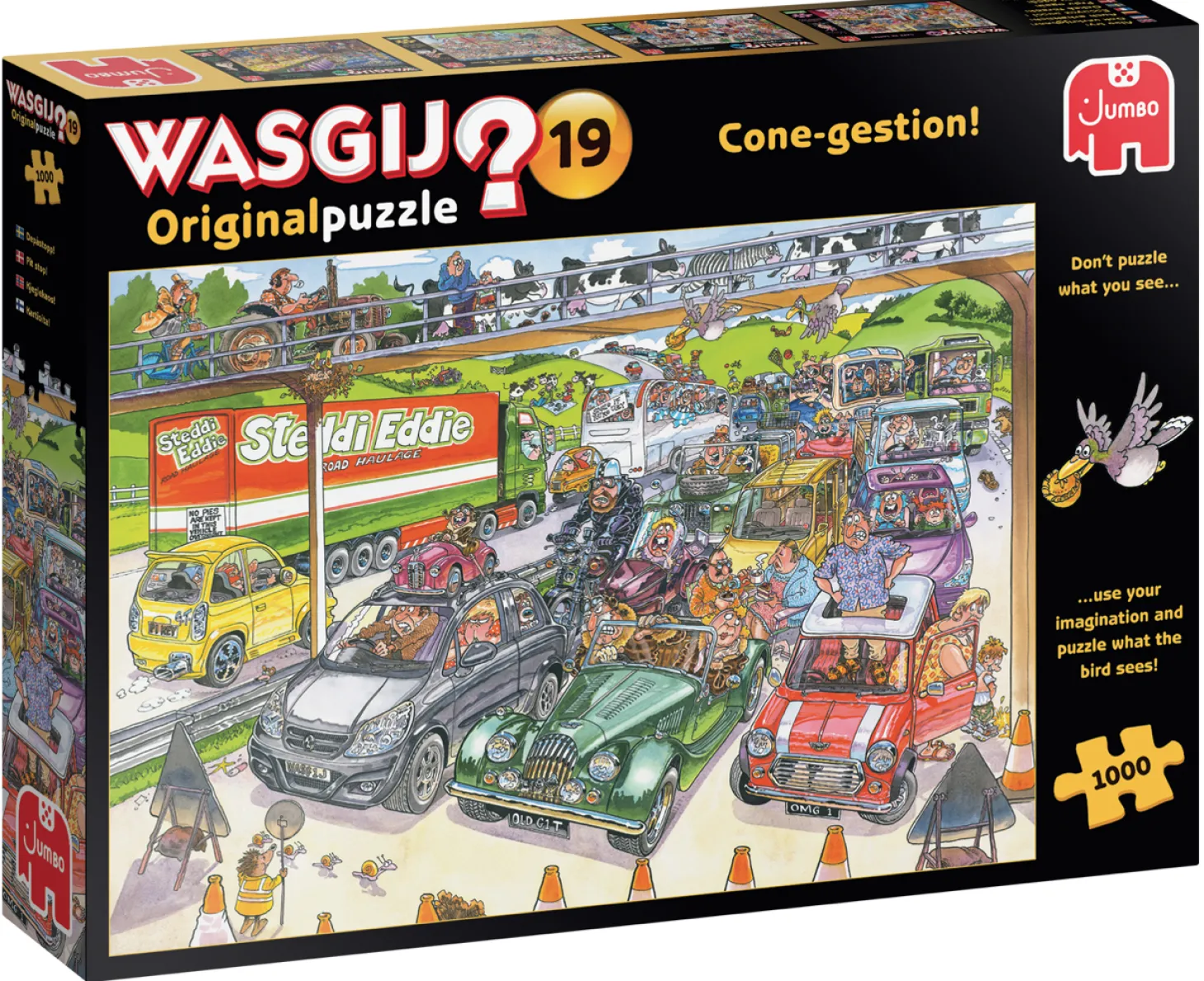 Jumbo Wasgij Original 19 - Cone-gestion! - 1000 pièces