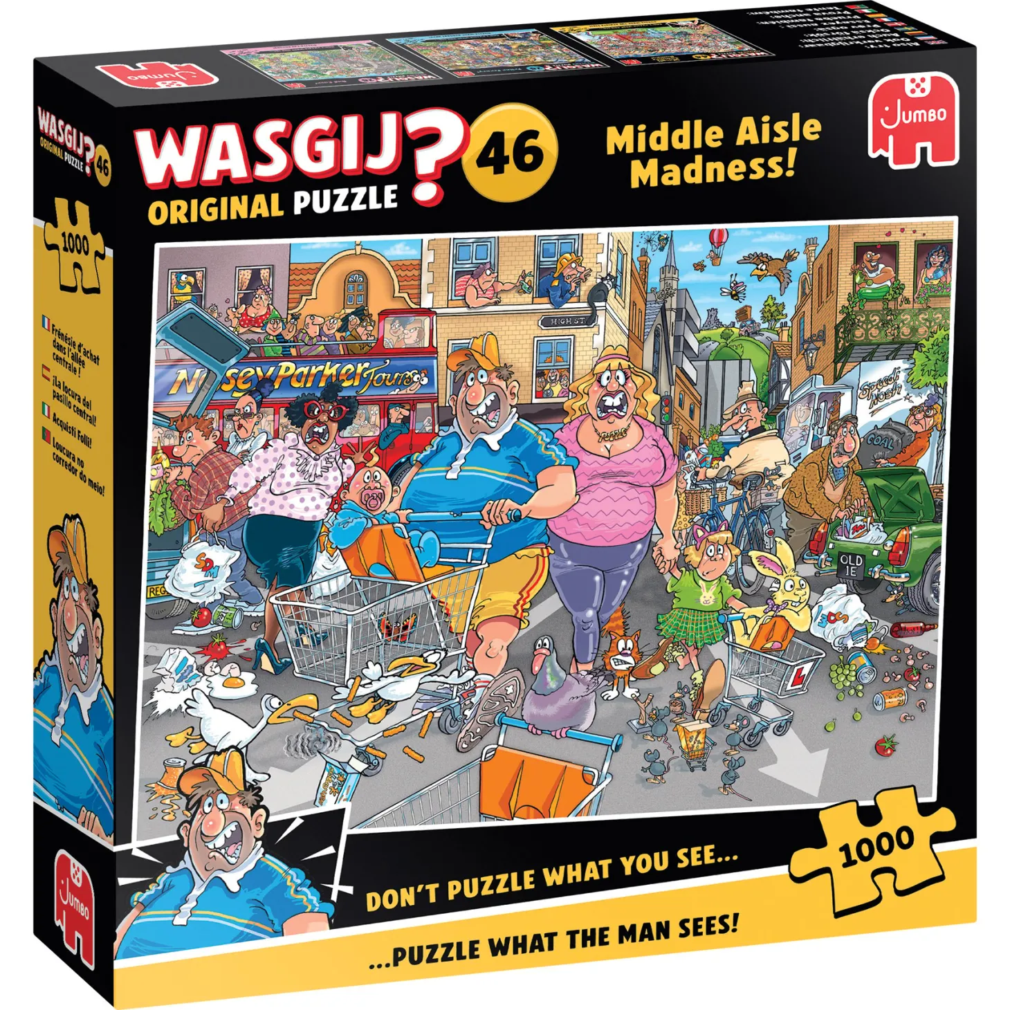 Jumbo Wasgij Original 46 - Middle Aisle Madness! - 1000 pièces