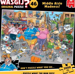 Jumbo Wasgij Original 46 - Middle Aisle Madness! - 1000 pièces