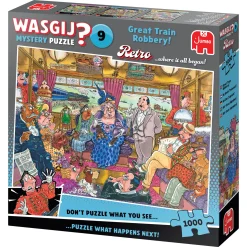 Jumbo Wasgij Retro Mystery 9 - Great Train Robbery! - 1000 pièces