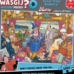 Jumbo Wasgij Retro Mystery 9 - Great Train Robbery! - 1000 pièces