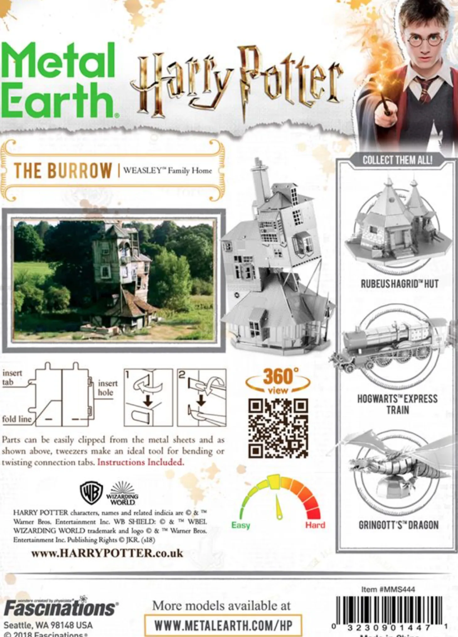 Metal Earth Harry Potter - The Burrow - puzzle 3D