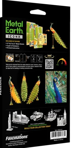 Metal Earth Le Paon - Iconx puzzle 3D