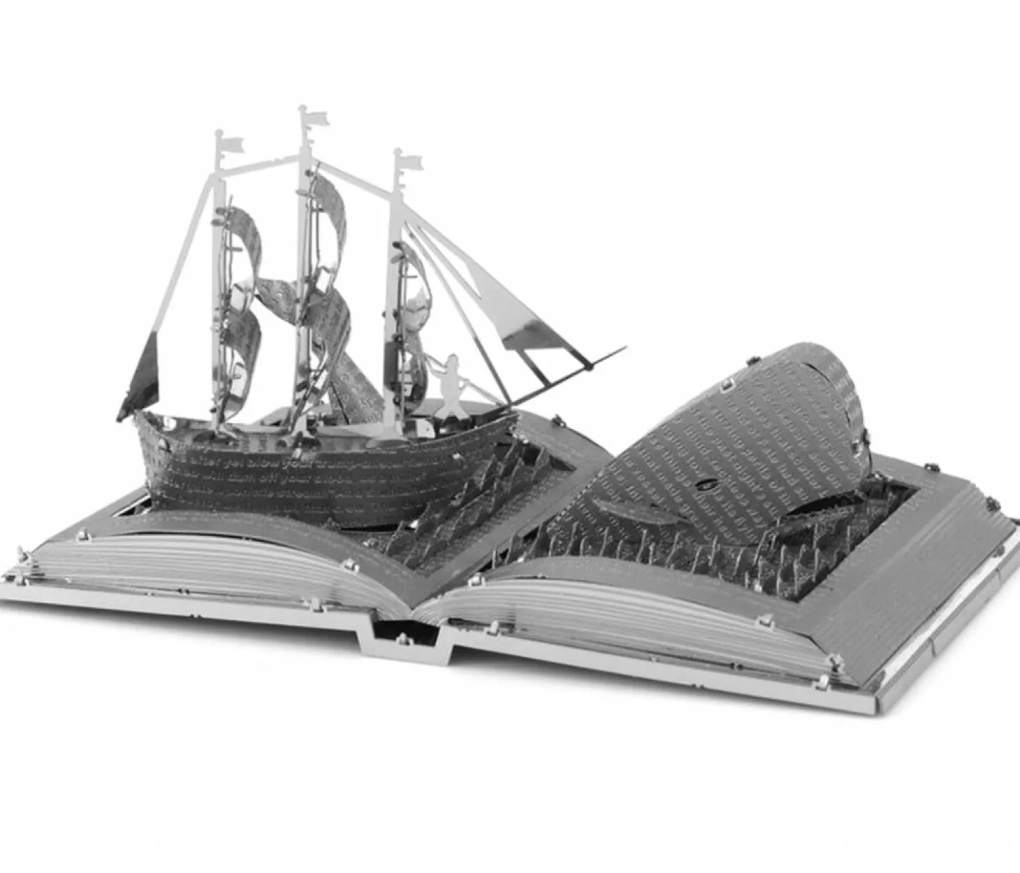 Metal Earth Moby Dick livre sculpture - puzzle 3D
