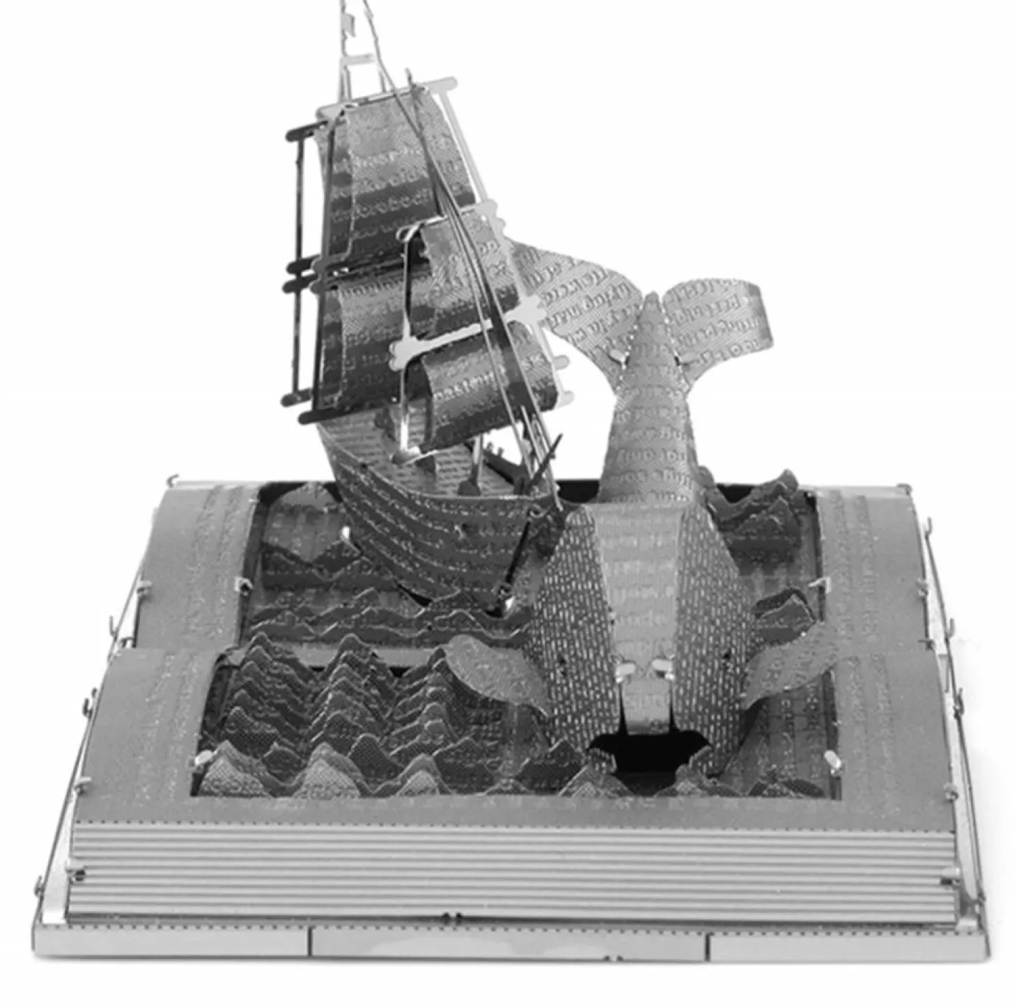 Metal Earth Moby Dick livre sculpture - puzzle 3D
