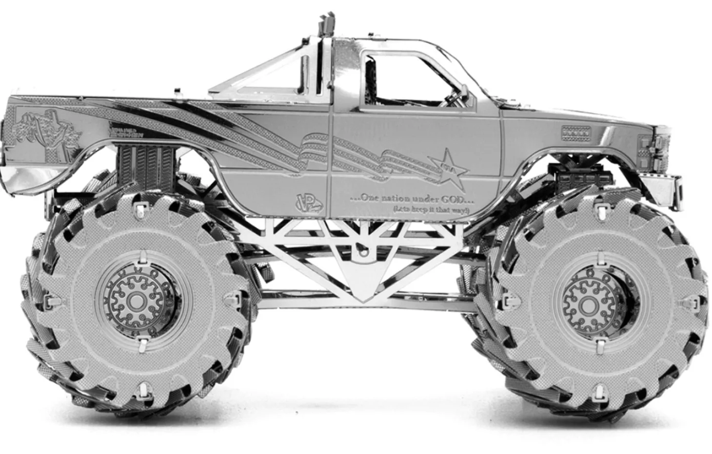 Metal Earth Monster Truck - puzzle 3D