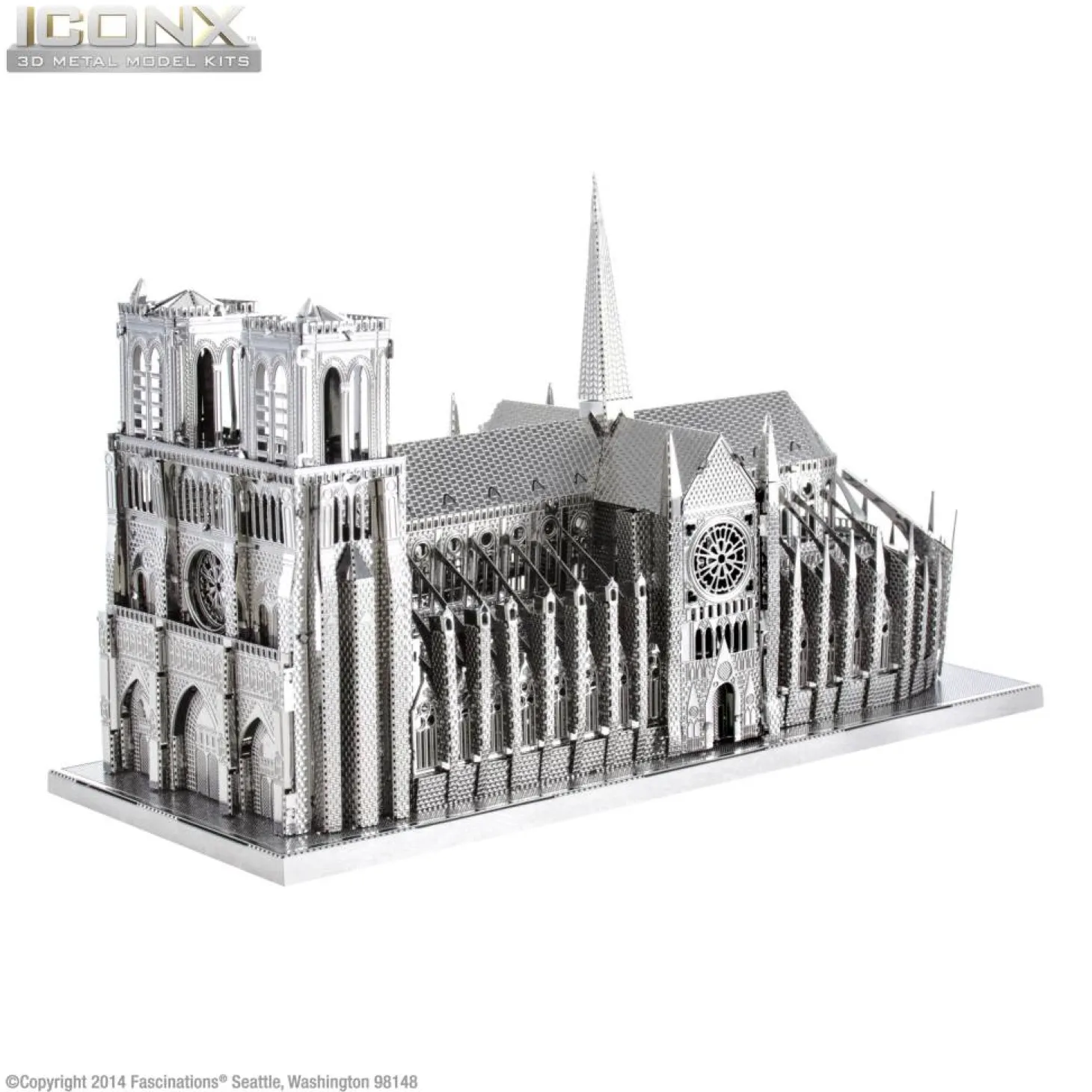 Metal Earth Notre Dame de Paris - Iconx puzzle 3D