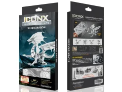 Metal Earth Silver Dragon - Iconx puzzle 3D
