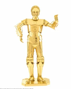 Metal Earth Star Wars C-3PO GOLD - puzzle 3D en Or