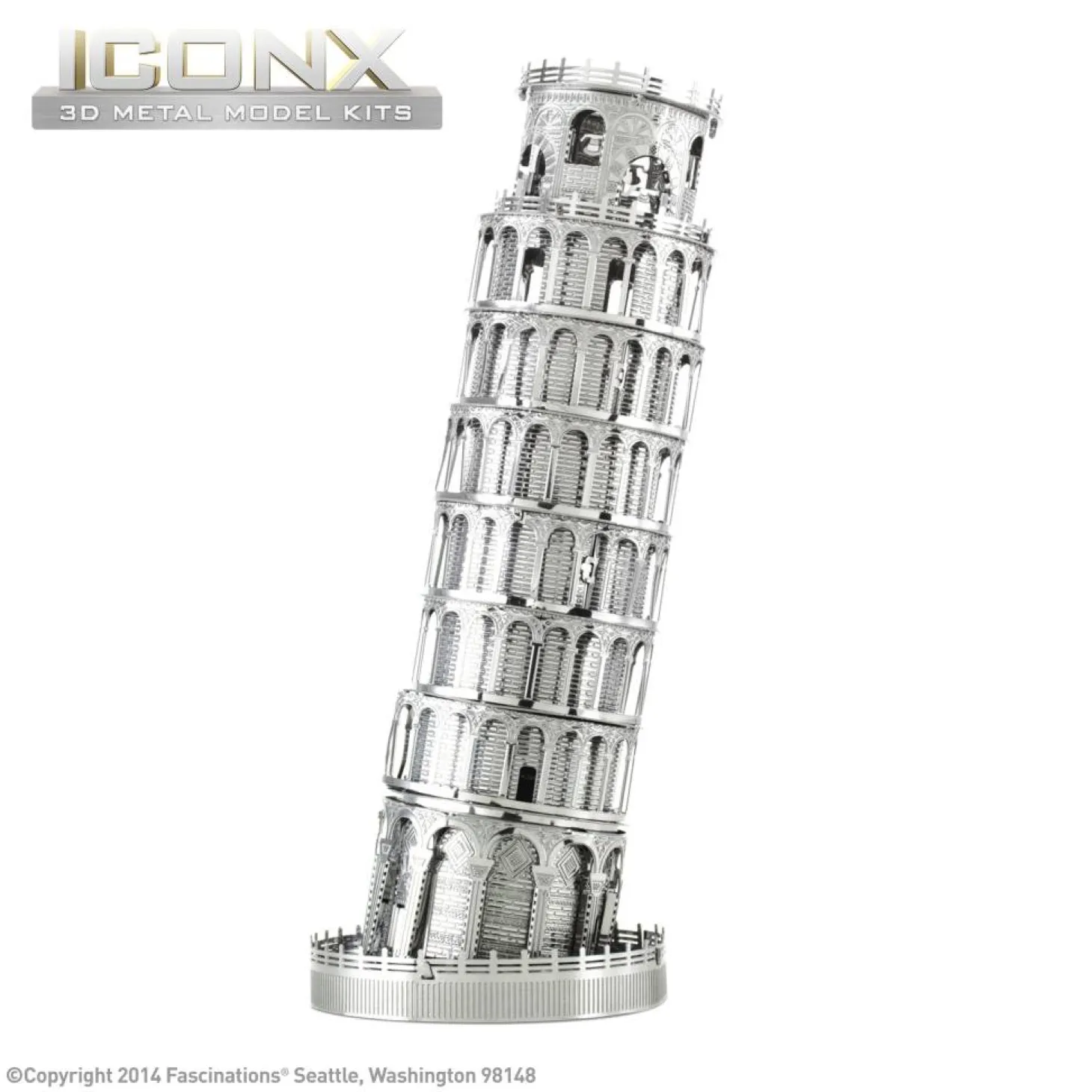 Metal Earth Tower of Pisa - Iconx puzzle 3D