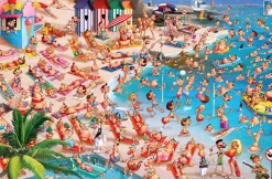 Piatnik La plage - BD -puzzle de 1000 pièces