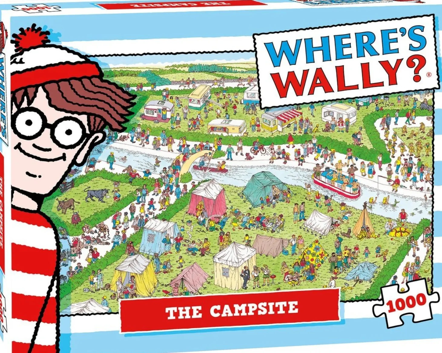 Plenty Gifts Où est Wally - Le camping - puzzle de recherche de 1000 pièces