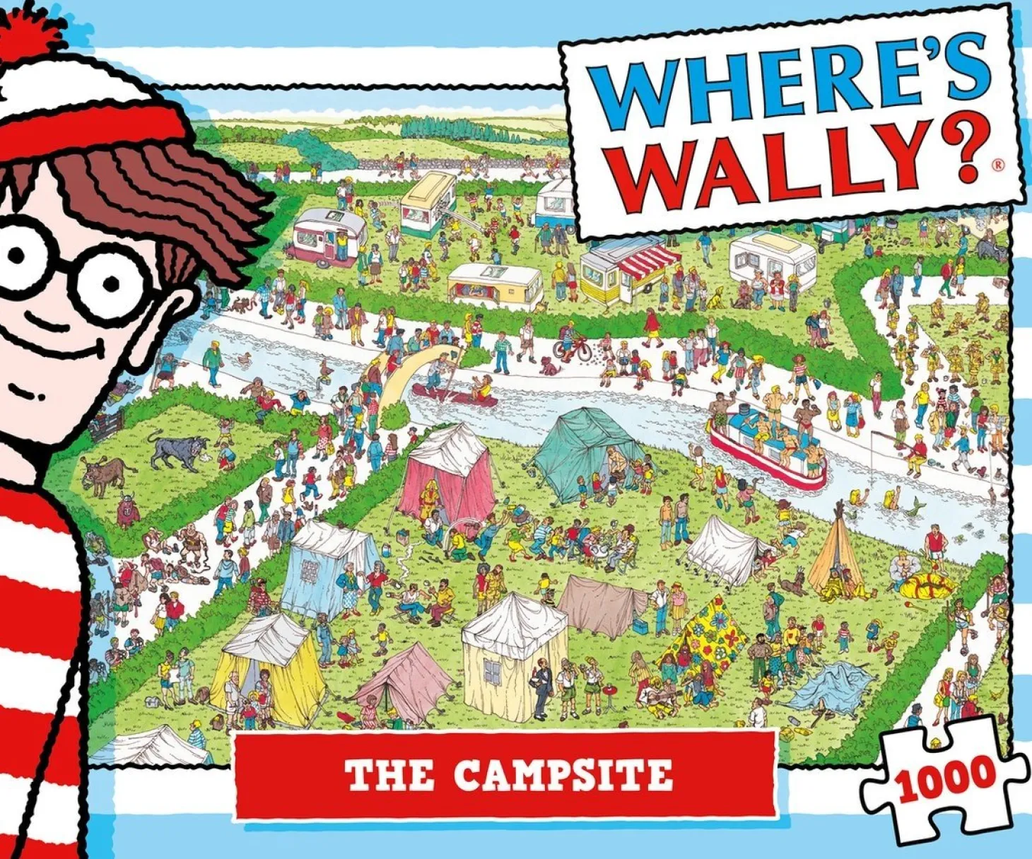Plenty Gifts Où est Wally - Le camping - puzzle de recherche de 1000 pièces