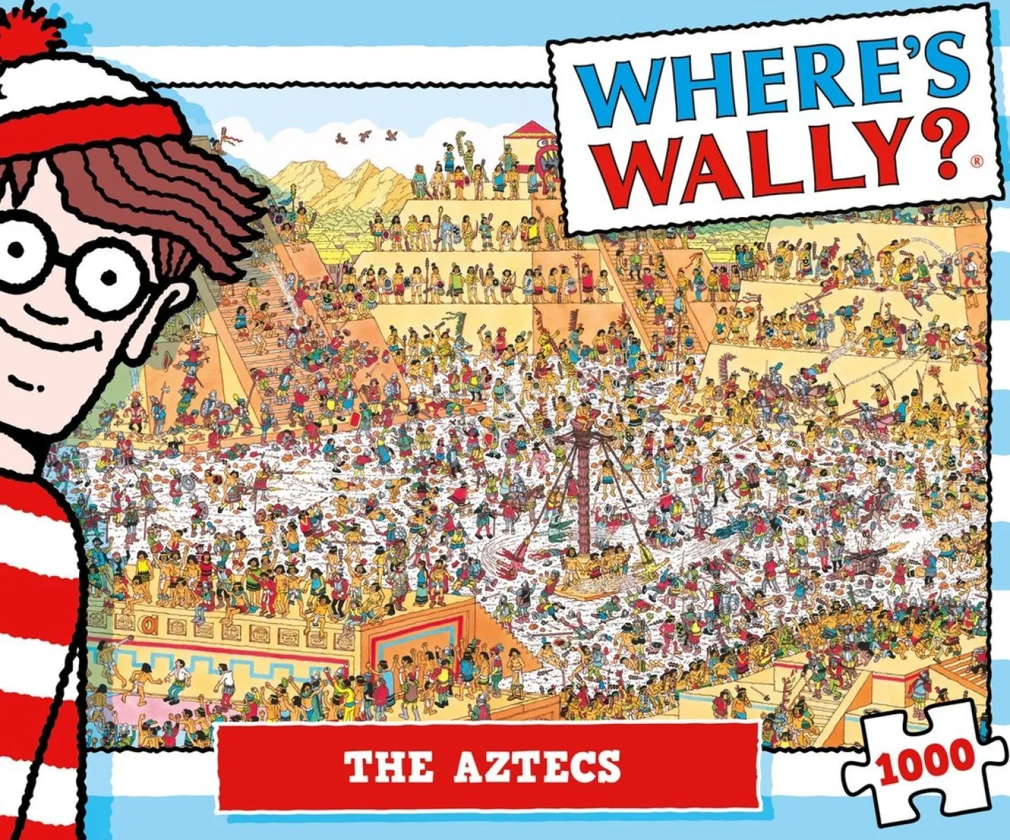Plenty Gifts Où est Wally - Les Aztèques - puzzle de recherche de 1000 pièces