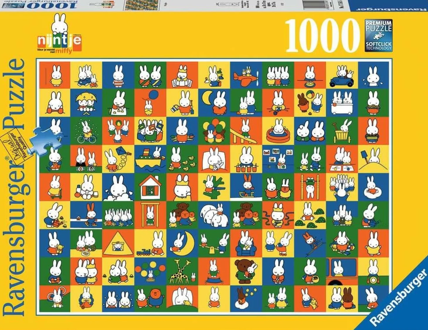 Ravensburger 99 Miffy's - puzzle de 1000 pièces