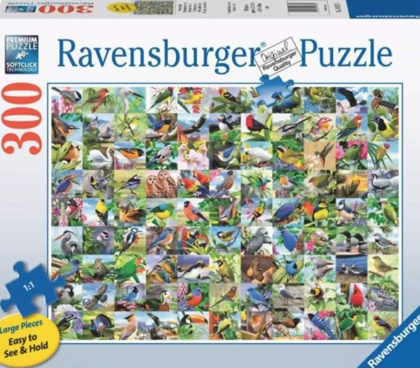 Ravensburger 99 Oiseaux Charmants - puzzle de 300 pièces XXL
