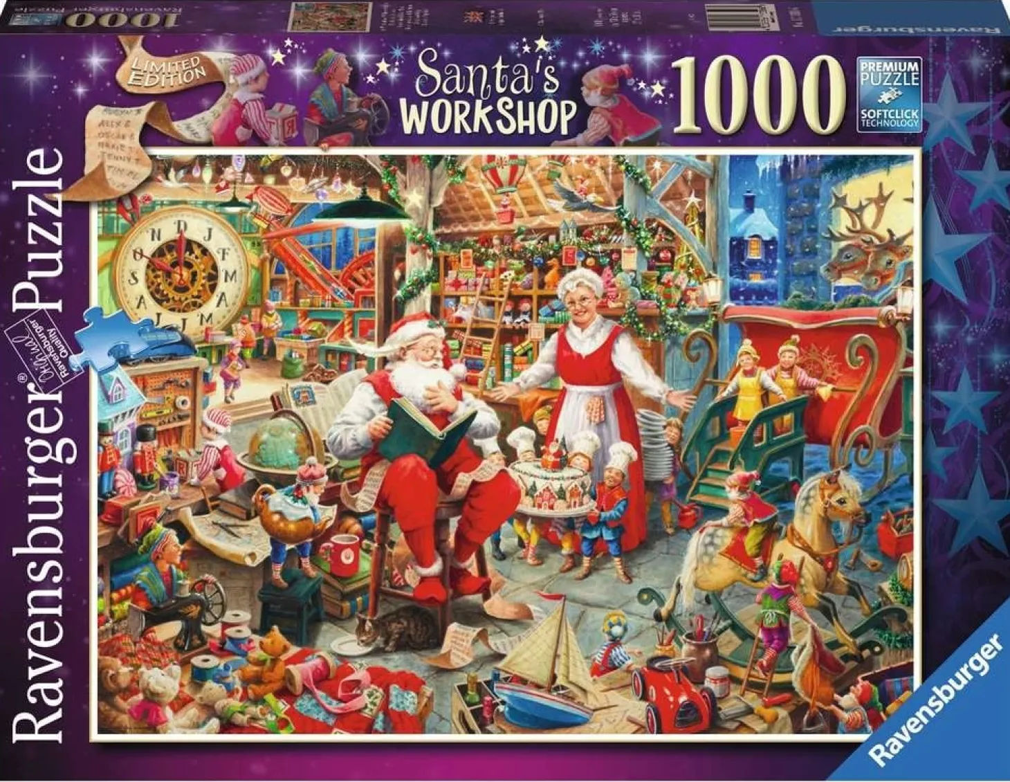Ravensburger Atelier du Père Noël - puzzle de 1000 pièces