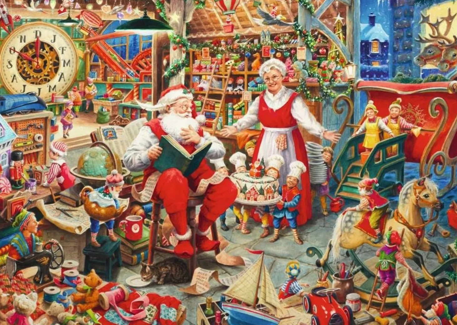 Ravensburger Atelier du Père Noël - puzzle de 1000 pièces