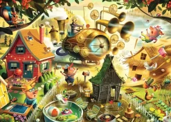 Ravensburger Attention, les petits cochons! - Dean MacAdam - puzzle de 1000 pièces