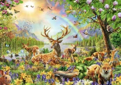 Ravensburger Belle famille de cerfs - Puzzle de 200 pièces