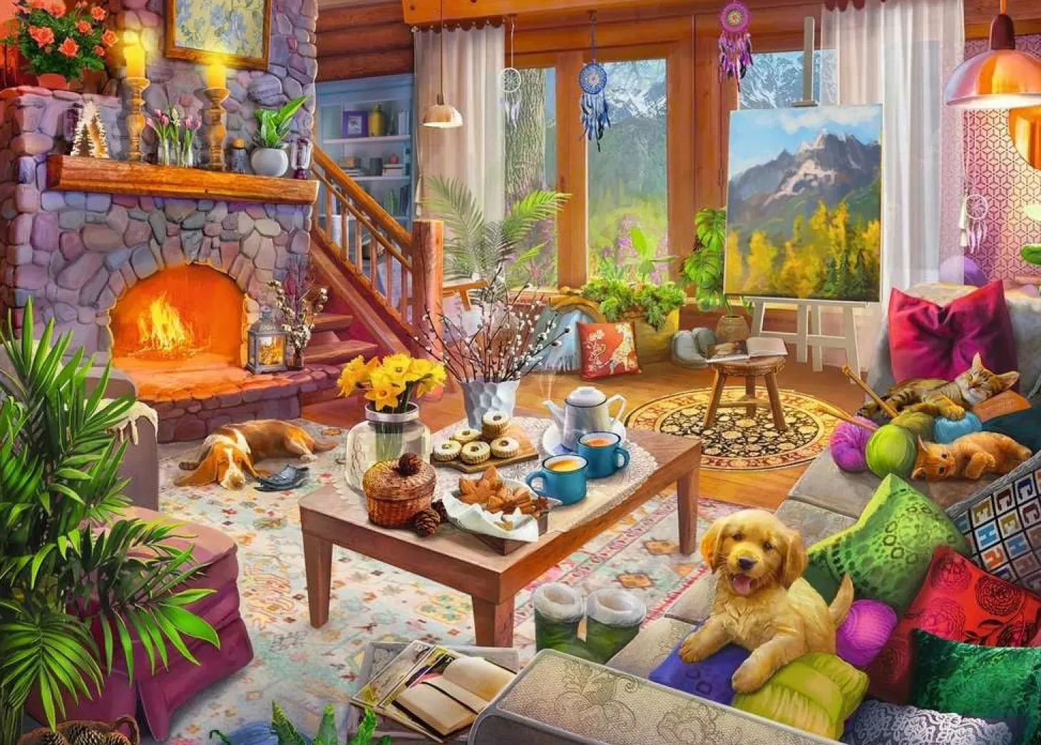 Ravensburger Cabane conviviale - 1000 pièces