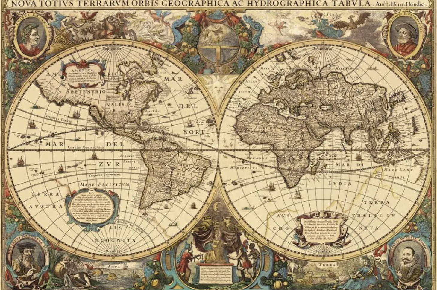 Ravensburger Carte antique du monde - 5000 pièces