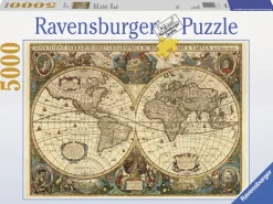 Ravensburger Carte antique du monde - 5000 pièces