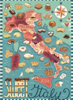 Ravensburger Carte d'Italie - Douceurs - 1000 pièces